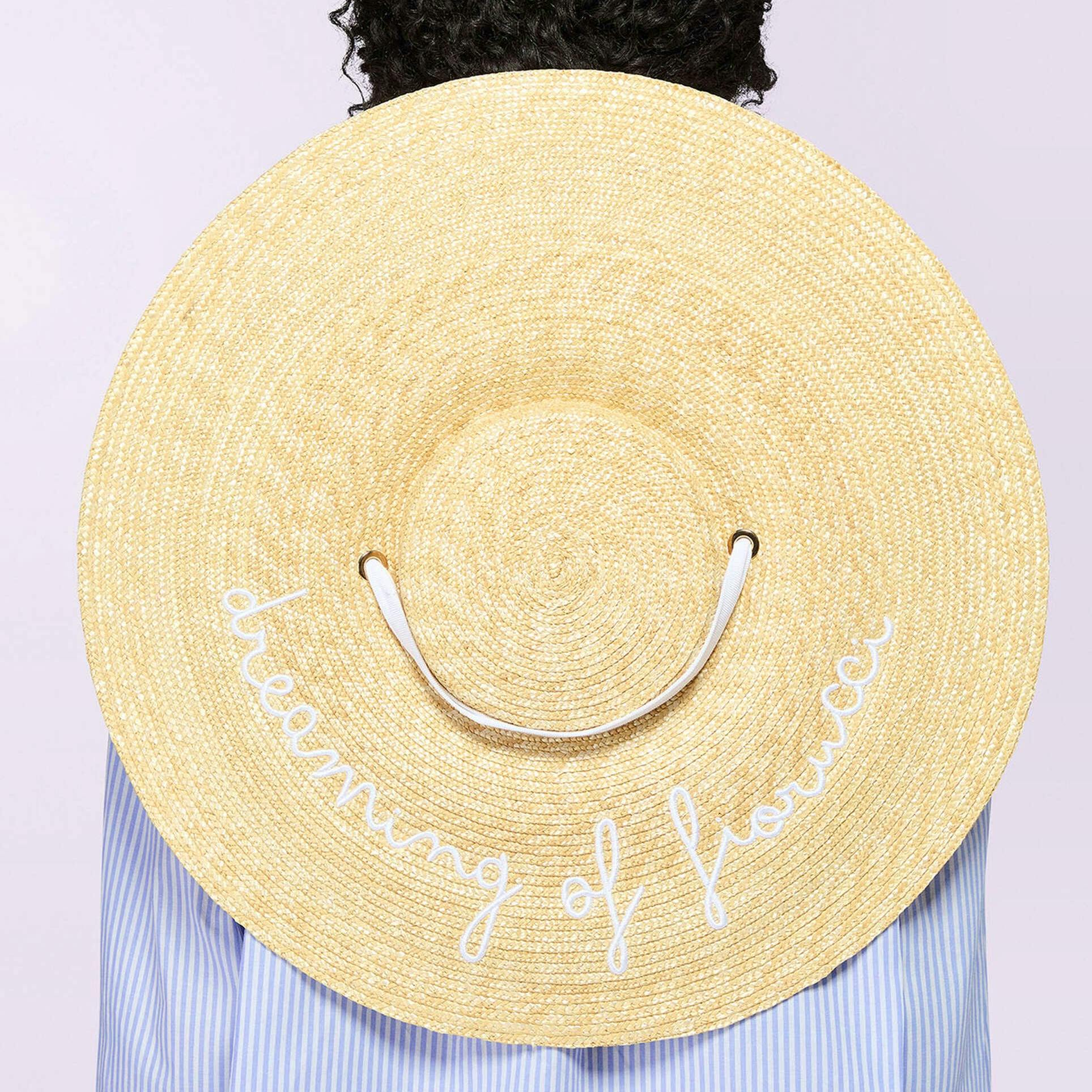Fiorucci Straw Tie Hat, £88 (Was £220)