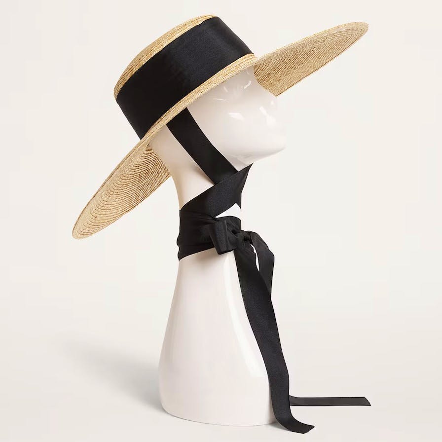 Eliurpi Straw Boater Hat, £395