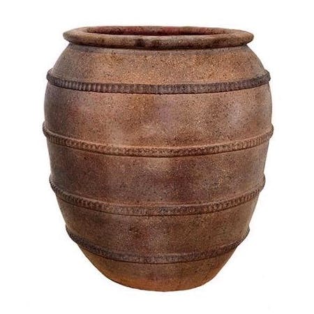 Round Wood Old Ironstone Hoegen Bowl Jar, £530