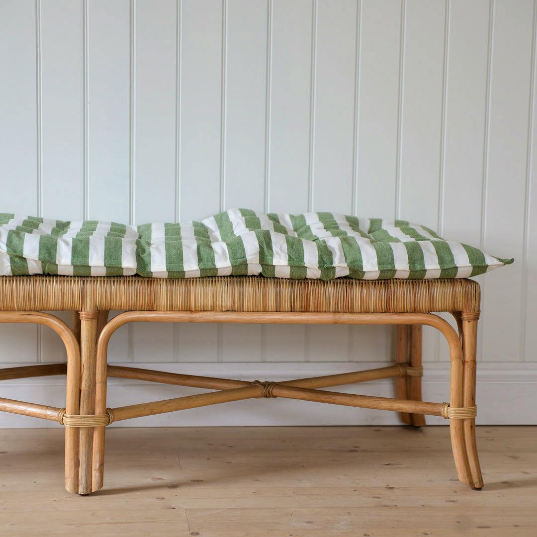 Mon Pote Green & White Striped Mattress, £80
