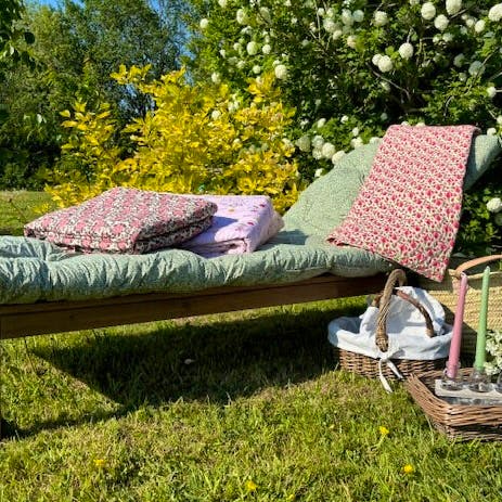 The Danes Green Floral Quilted Cotton Mattress, £99 (Was £120)
