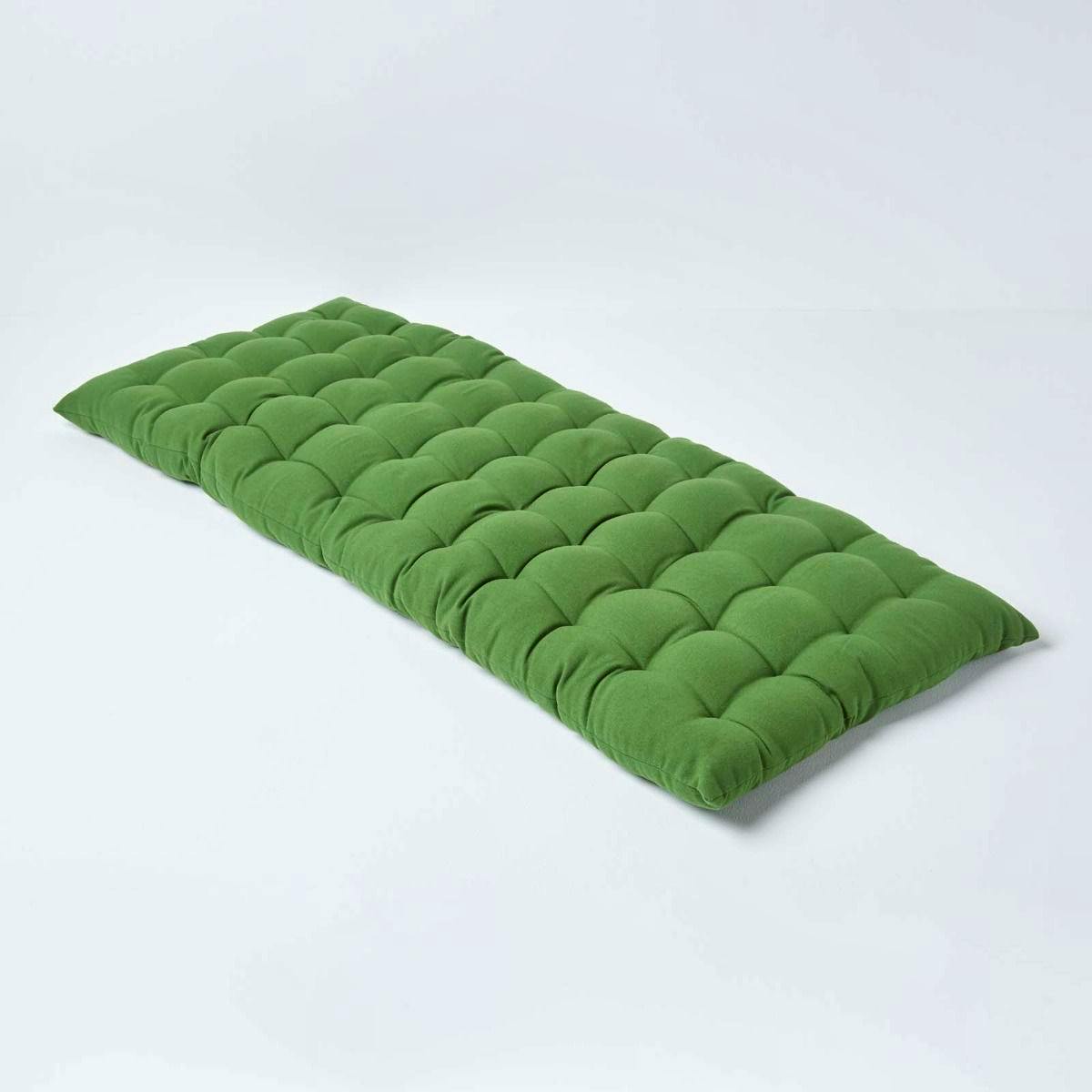 Home Scapes Dark Olive Bench Cushion, £19.99 – £29.99