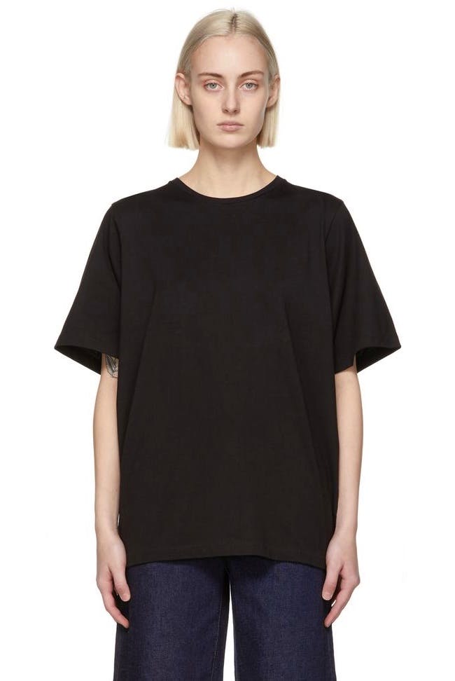 Totême Black Oversized T-Shirt, £118