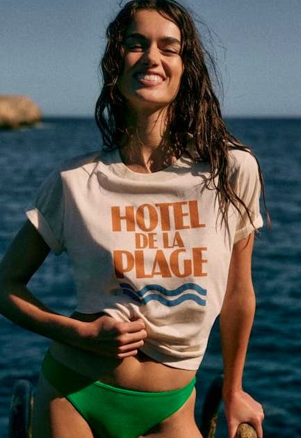 Sezane Hotel De La Plage T-Shirt, £50