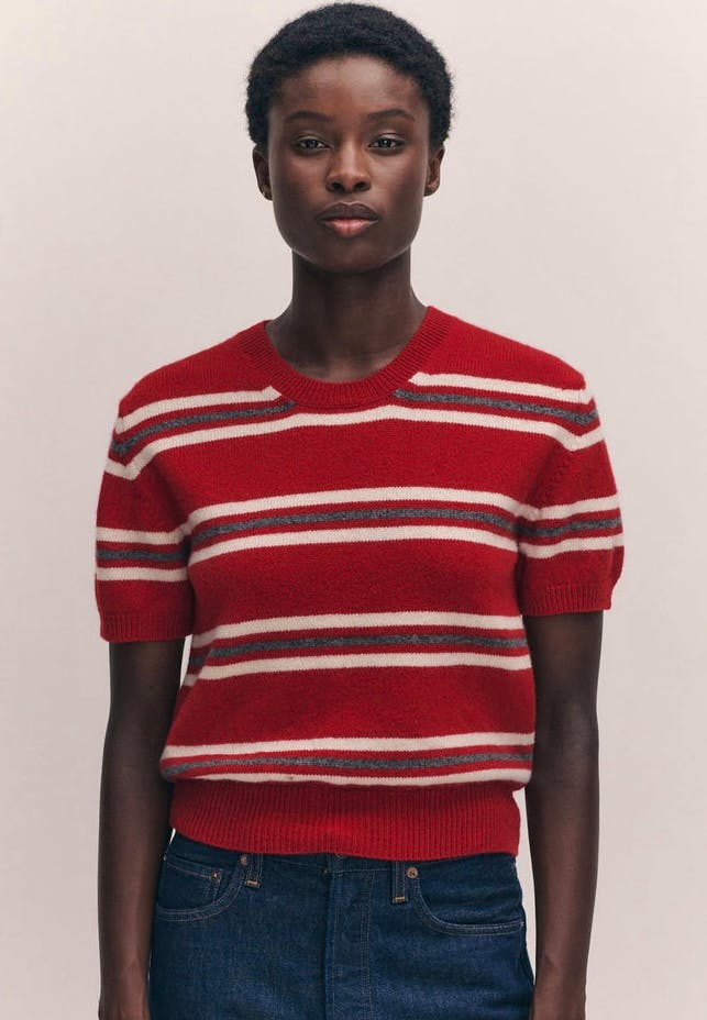 &Daughter Wicklow Stripe T-Shirt, £345