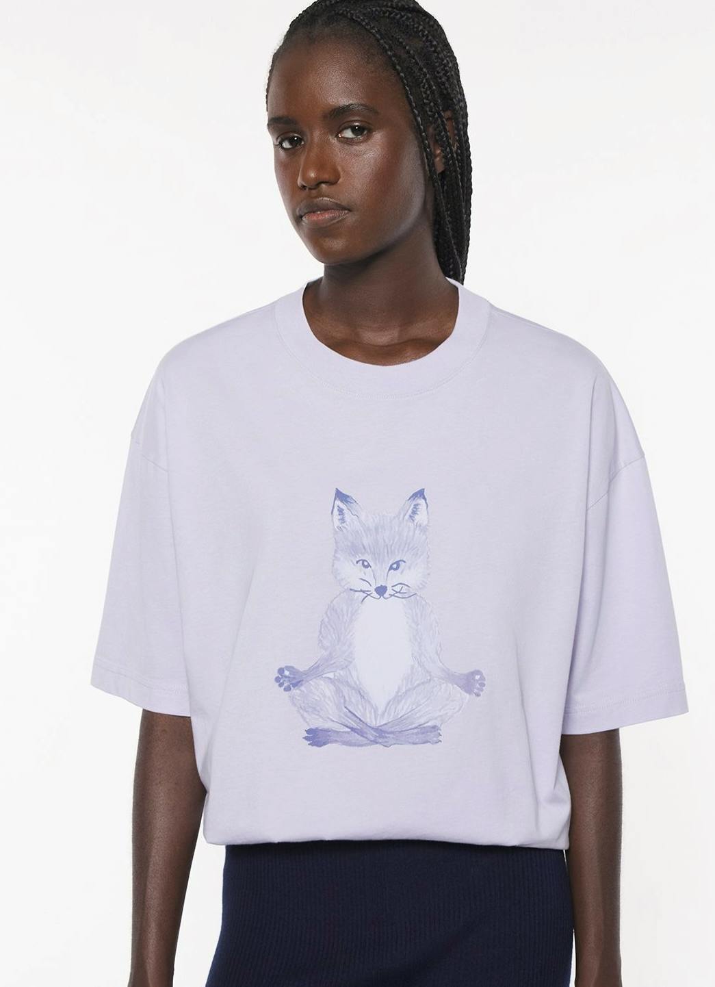 Maison Kitsuné Yoga Fox Boxy Tee, £68 (Was £97)