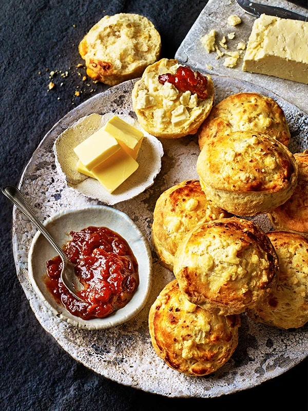 Cheese And Walnut Scones