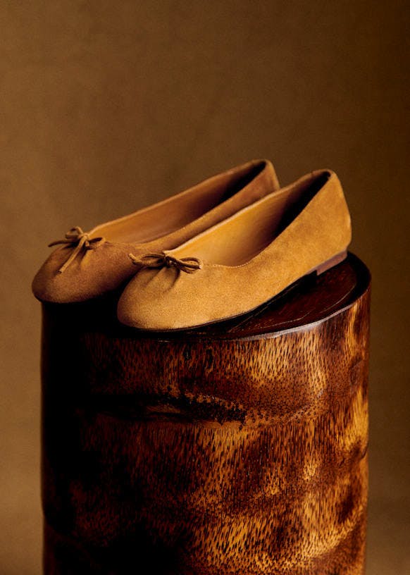 Sezane Agathe Low Ballerina Flats, £150