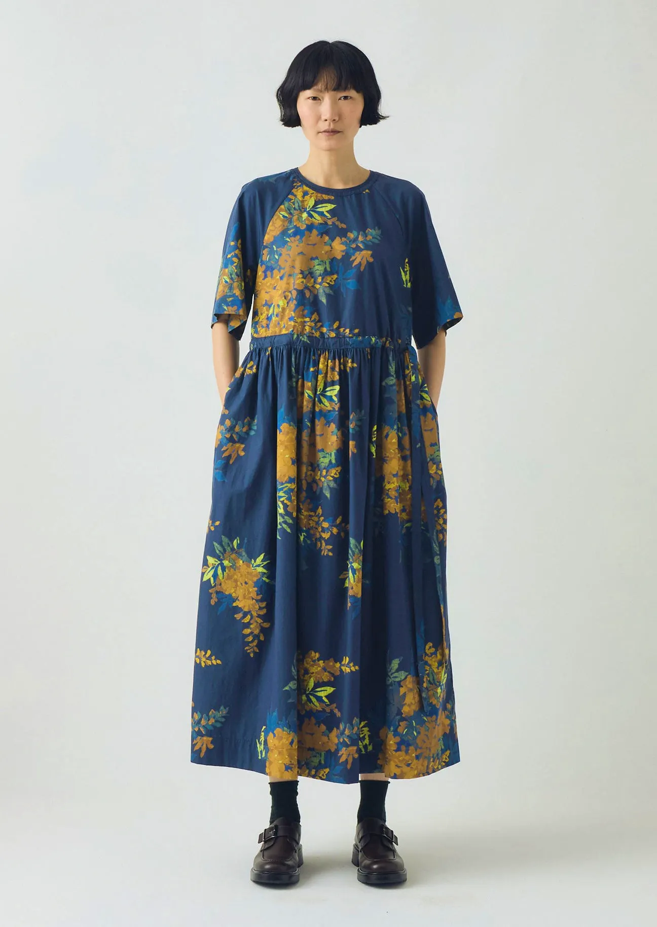 Toast Botanical Shadow Print Cotton Dress, £195
