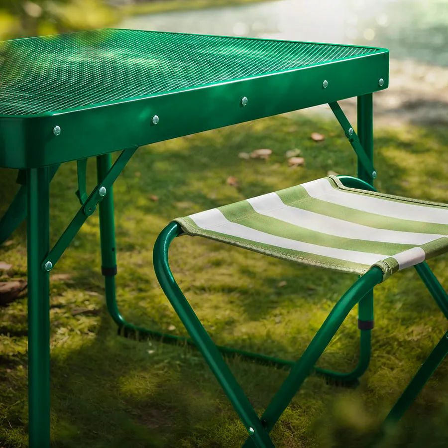 IKEA STRANDÖN Folding Table Set, Green, £29