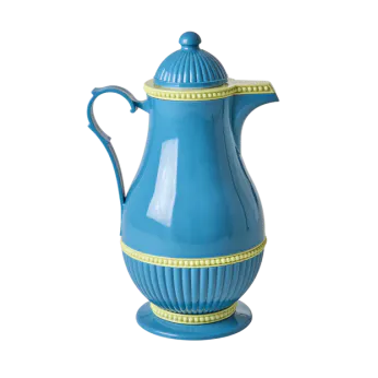 Vibrant Home Blue Vintage Shaped Thermo Flask By Rice, £34.95