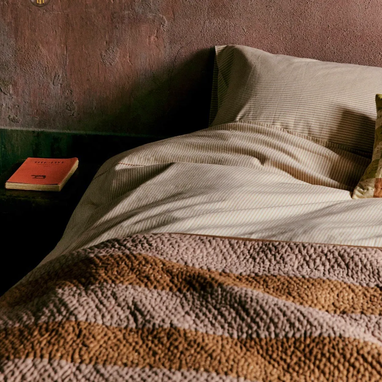 Patched Stripe Quilt £250