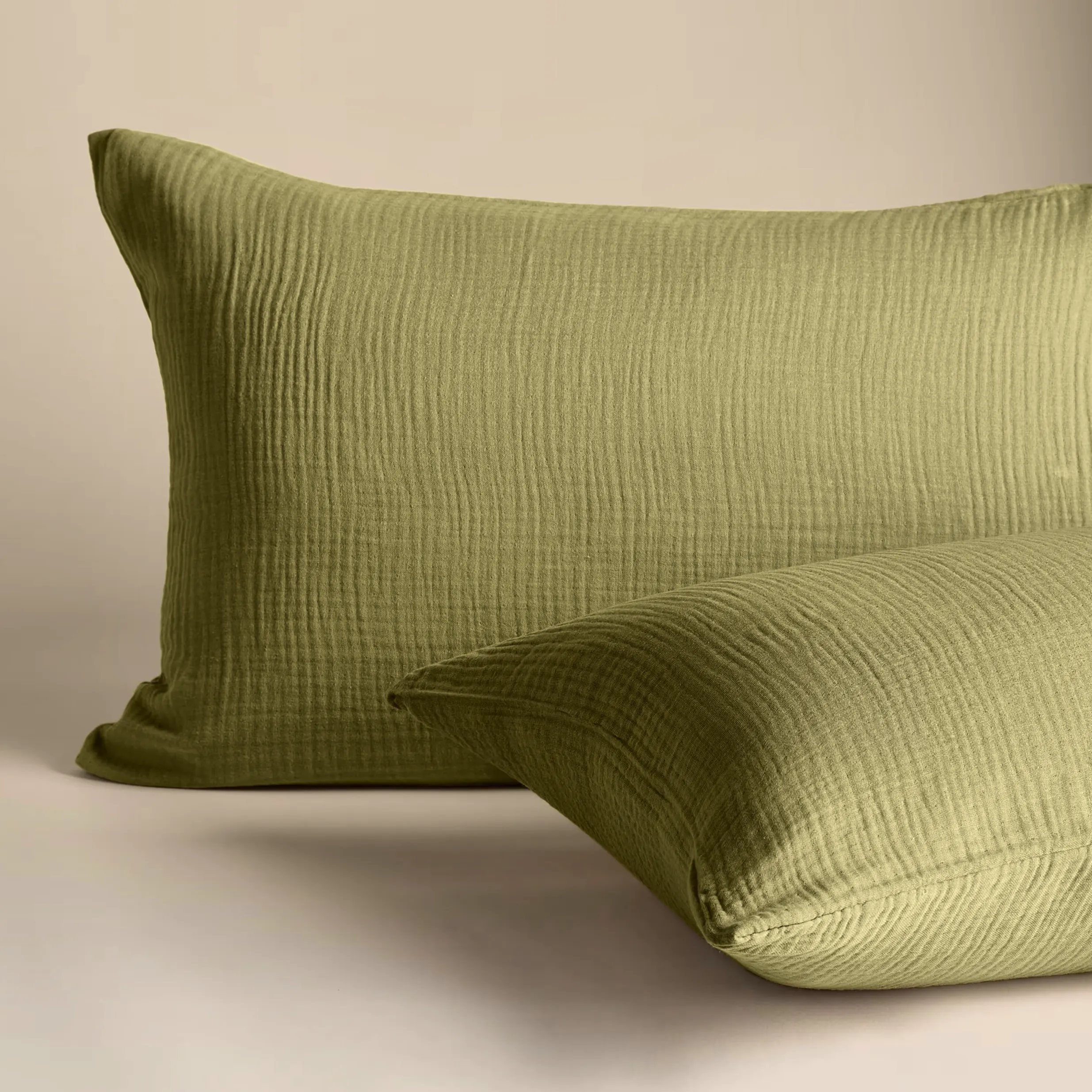 2pk Pure Cotton Muslin Pillowcases £10