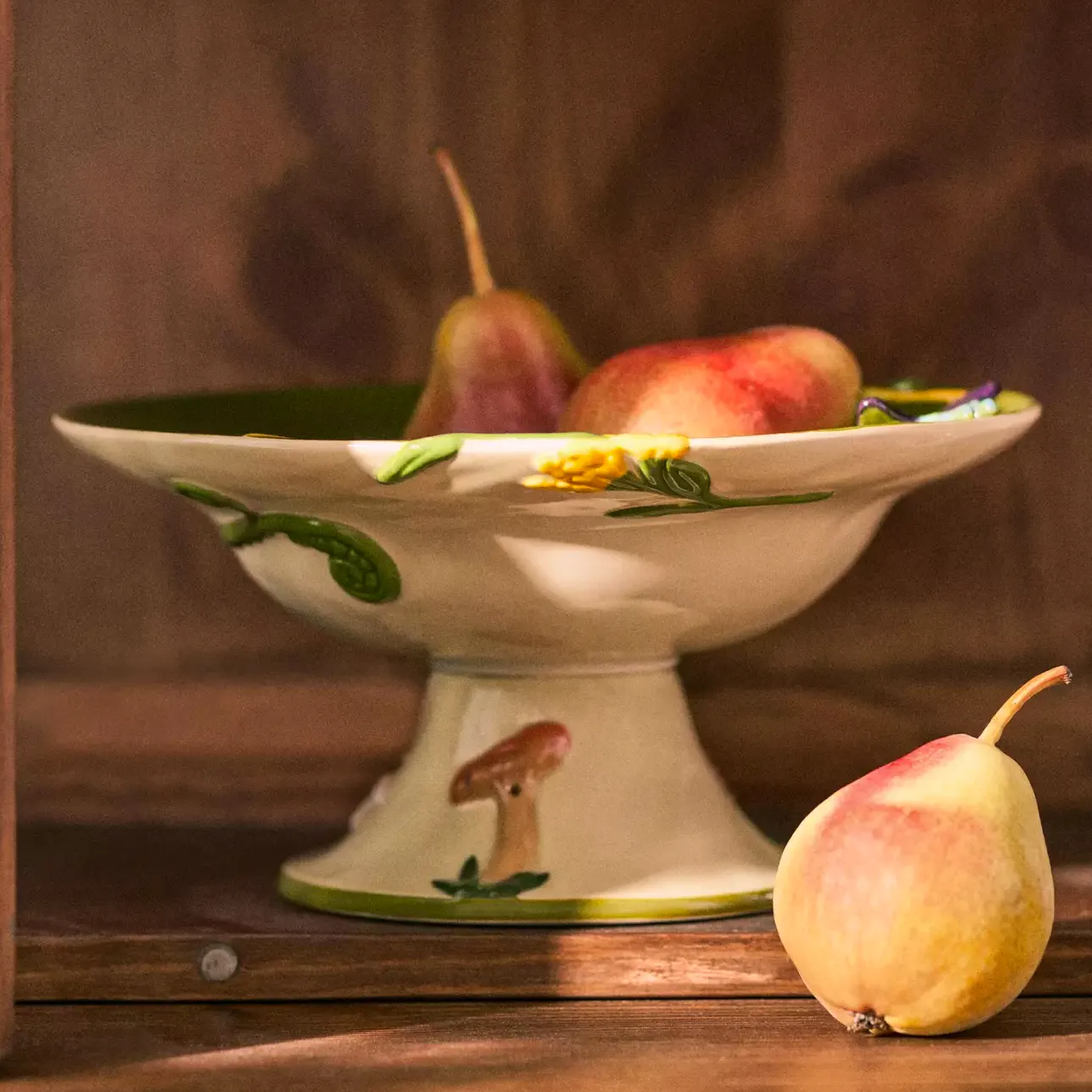 The Faye Icon Stoneware Pedestal Bowl £58