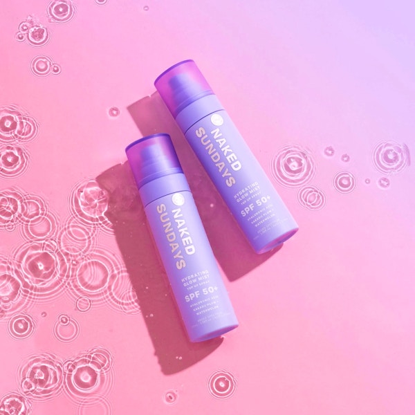 Naked Sundays SPF50+ Hydrating Glow Mist Setting Spray Sunscreen 75ml