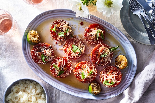 Grilled Marinated Tomatoes