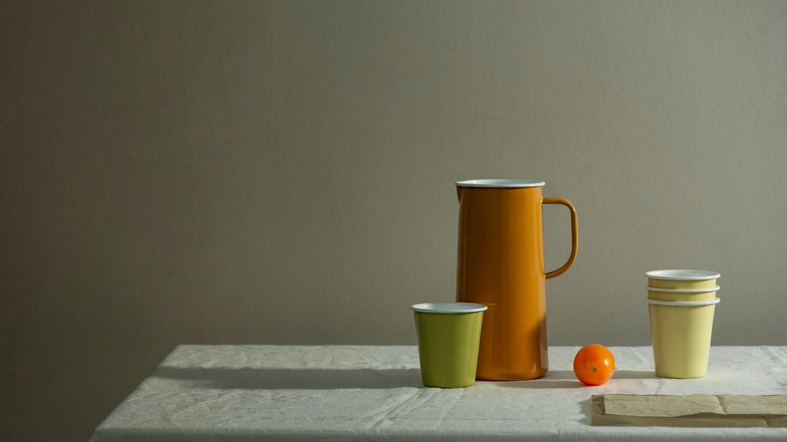 Falcon Enamelware Three Pint Jug