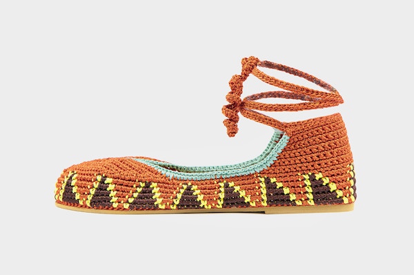 Kashura Ballerina Flats Orange