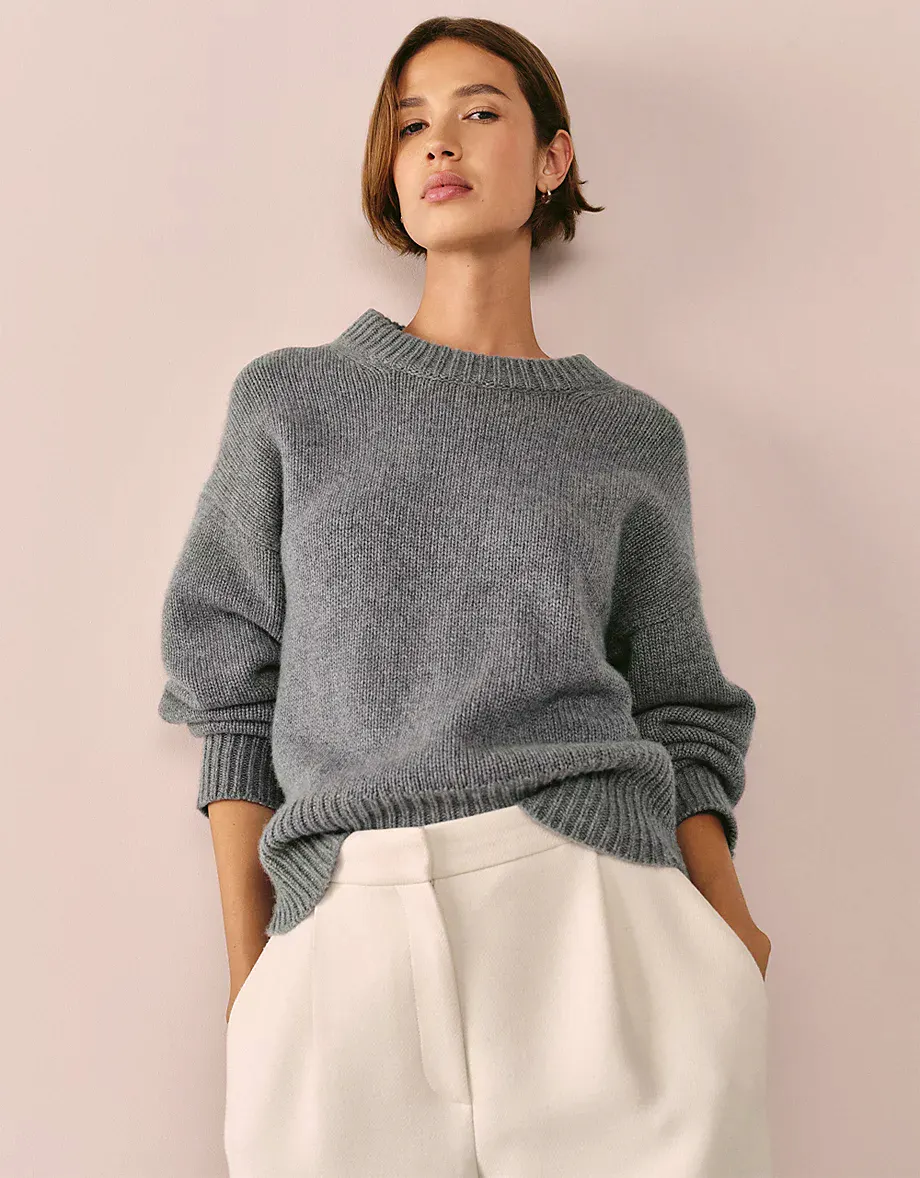 The White Company Luxury Cashmere Crew Neck Jumper, £300