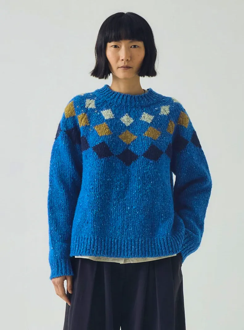 Toast Donegal Diamond Yoke Sweater, £225