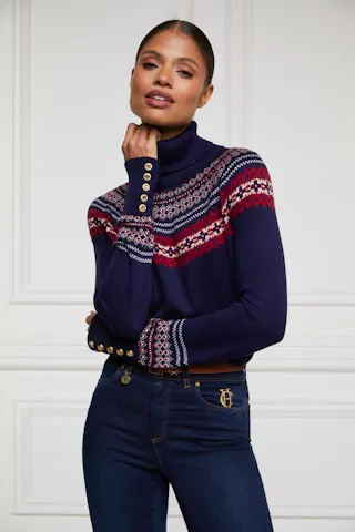 Holland & Cooper - Whistler Roll Neck Knit, £129