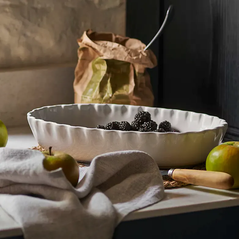 Portobello Ruffle Oven Dish £38