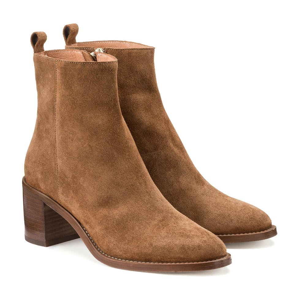 La Redoute Block Ankle Suede Boots, £139.99