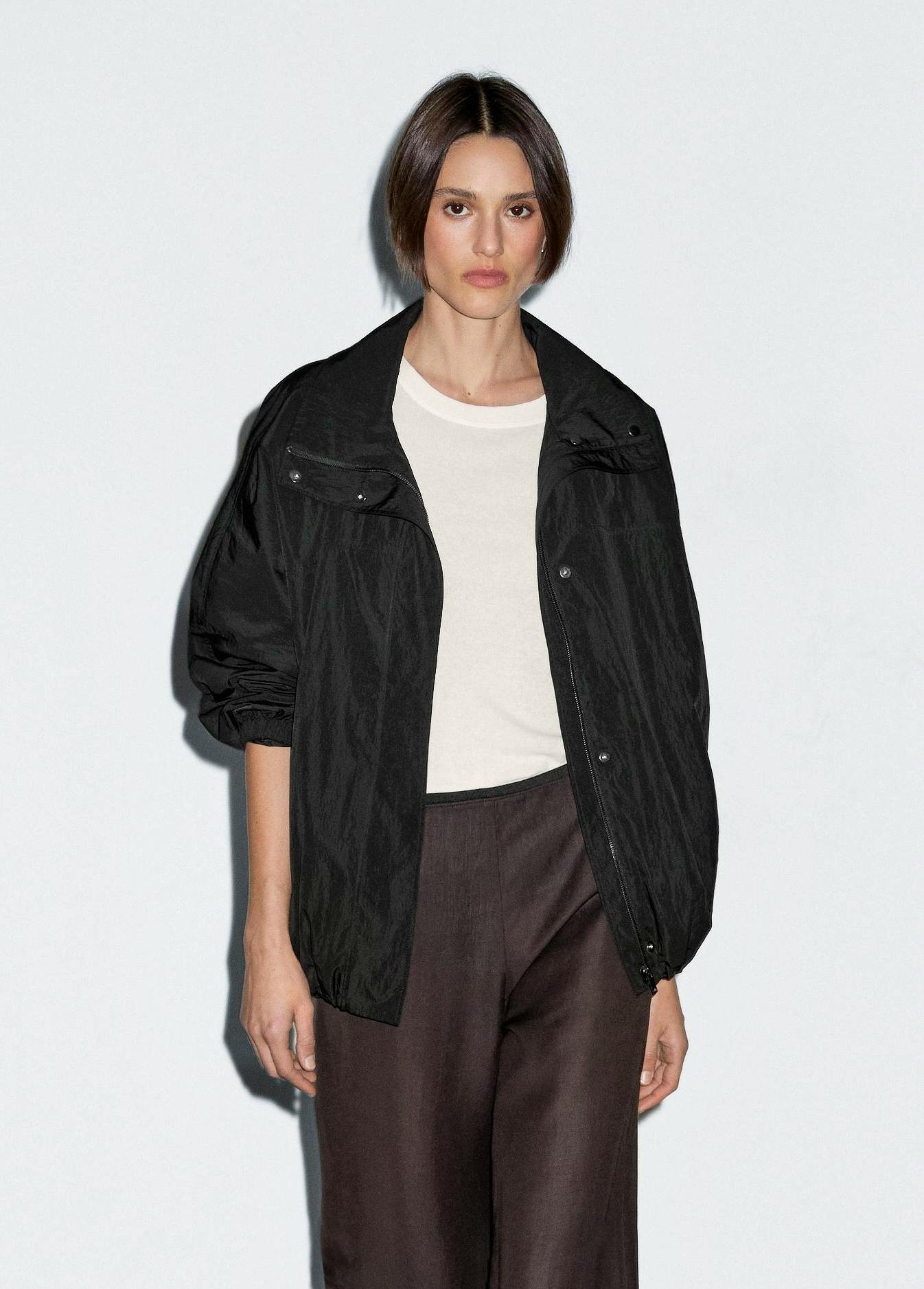 Massimo Dutti High Neck Technical Puffer Jacket, £129