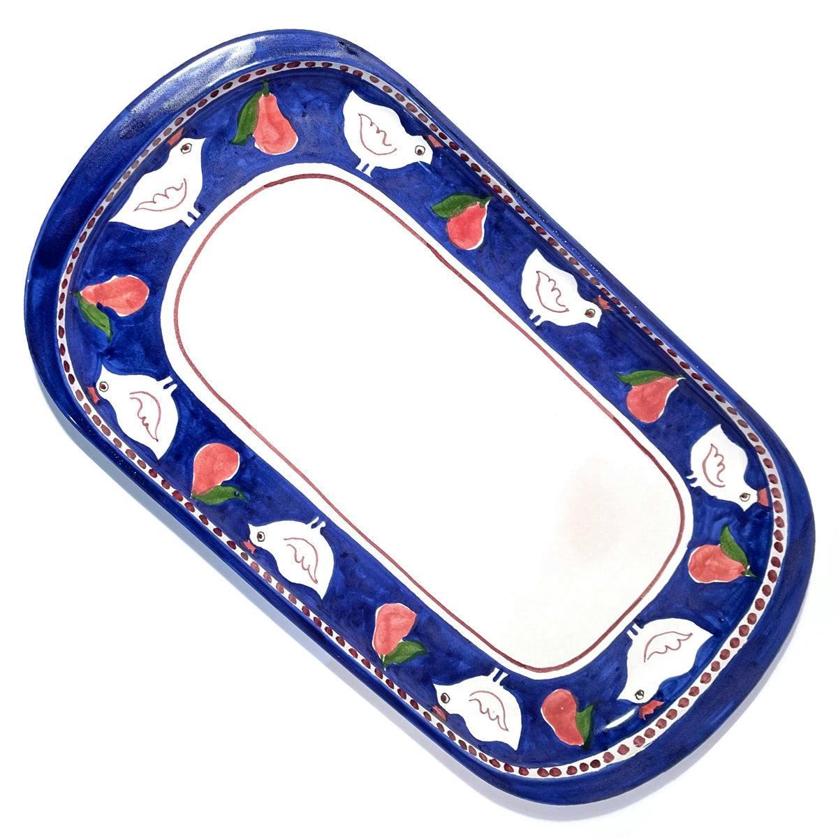 Divertimenti Amalfi Blue & Red Gallina Platter, £155