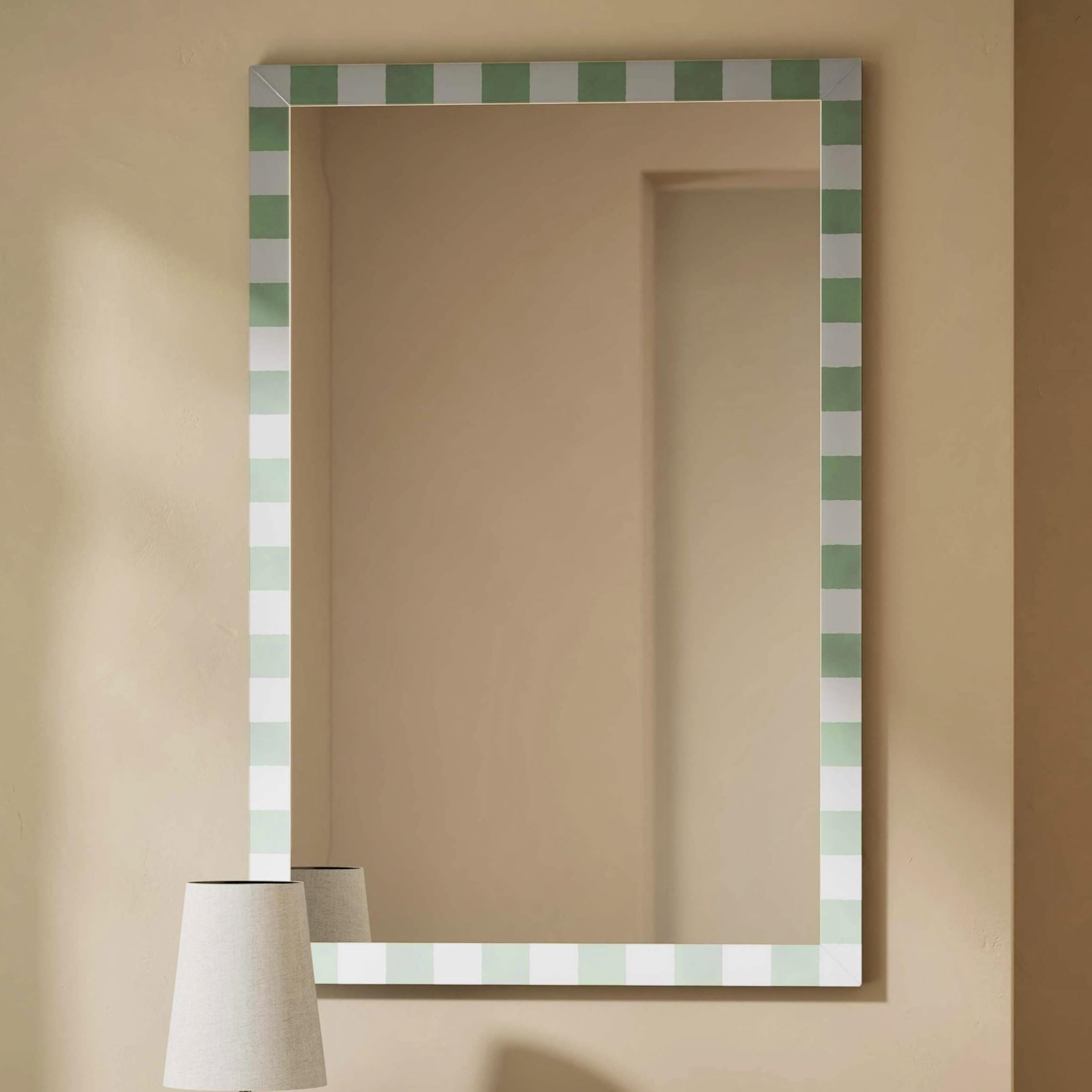 M&S Checkerboard Rectangular Glass Wall Mirror, £69