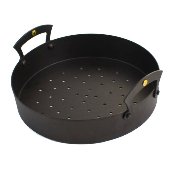 Sous Chef Netherton Foundry Spun Iron Chestnut & Barbecue Pan, £59.99