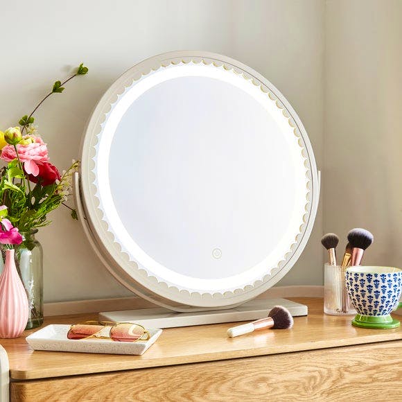 Dunelm Light Up Dressing Table Mirror, £85
