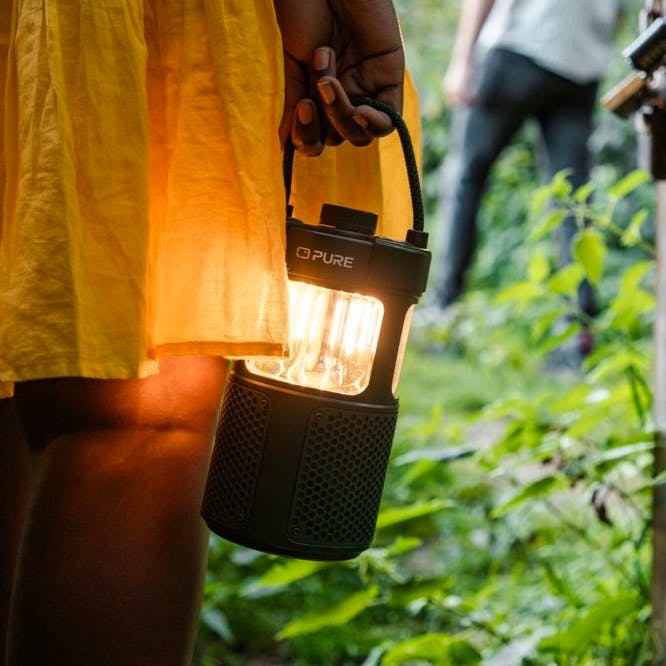Pure Waterproof Outdoor Speaker and Lamp, £89