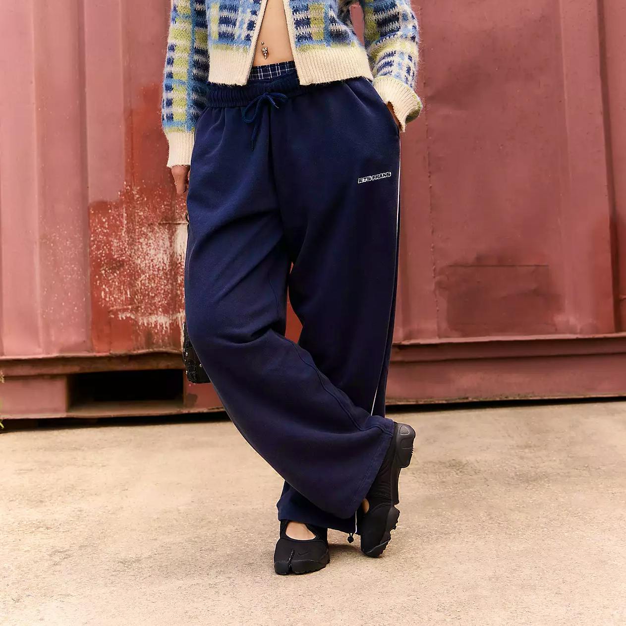 Urban Outfitters Navy Harri Baggy Joggers, £52