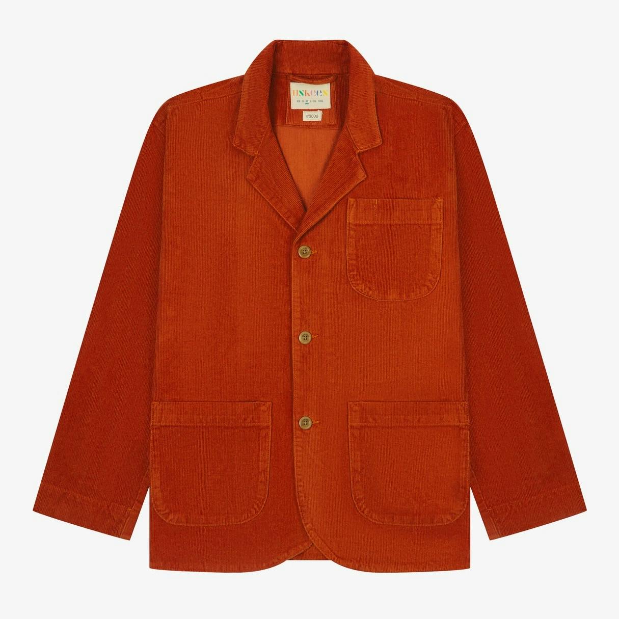 Uskees 3006 Cord Blazer – Rust, £115