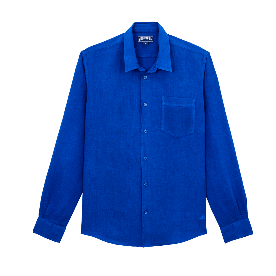 Vilebrequin Men Linen Shirt Solid, £220
