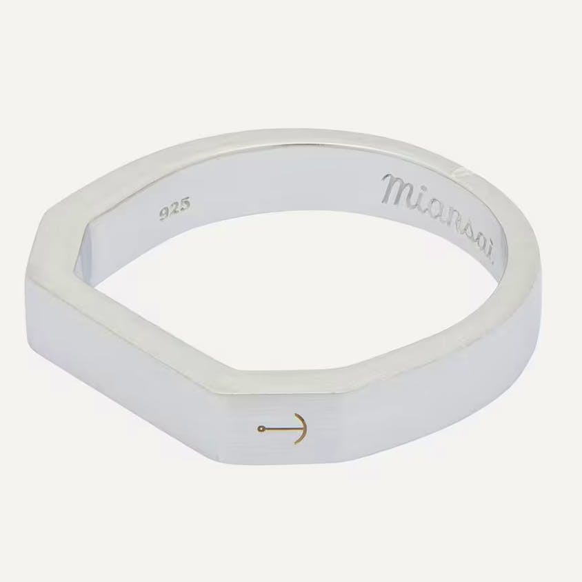 Miansai Sterling Silver Hex Ring, £115