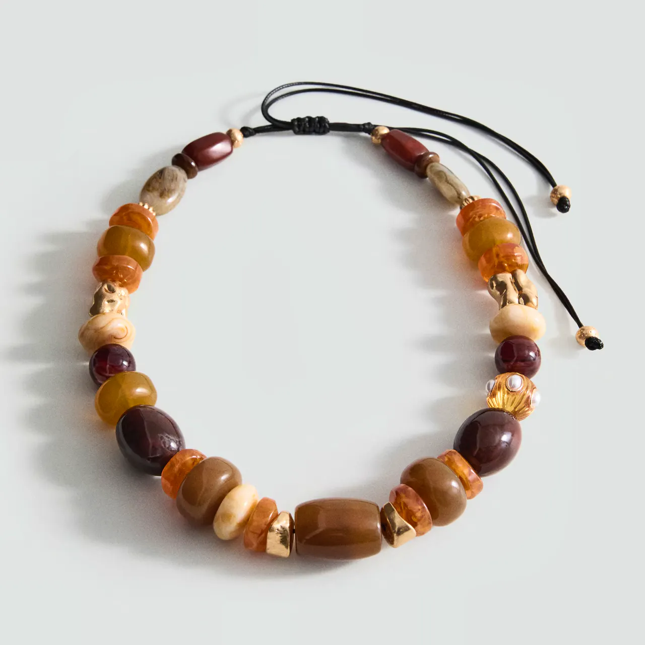 Mango Maxi Necklace With Combined Resin Balls, £45.99