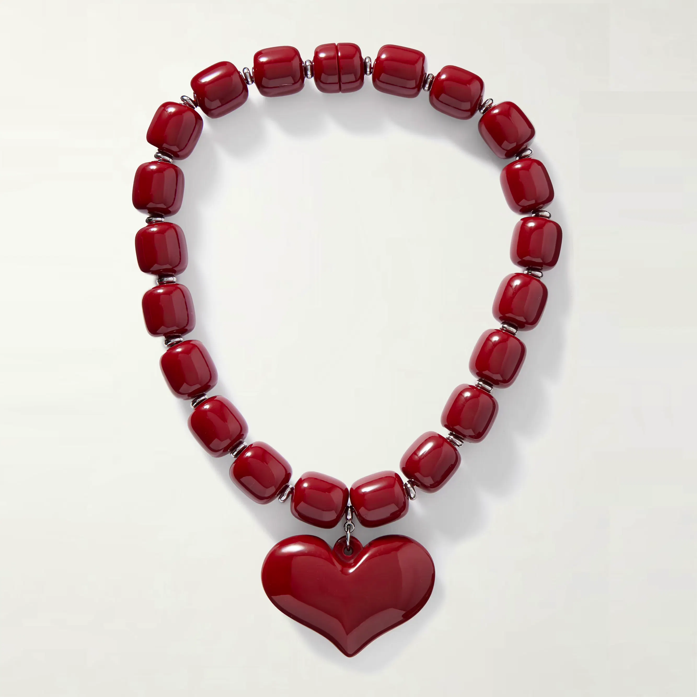 Julietta Amore Silver Tone Resin Necklace, £240