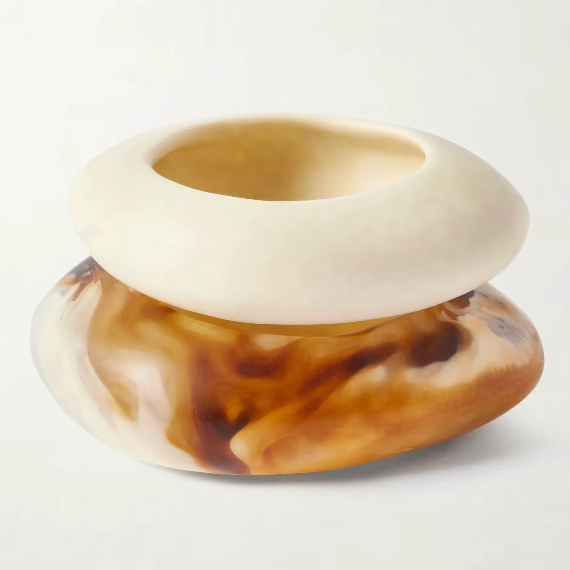 Dinosaur Designs Rock Set Of Two Bangles, £160