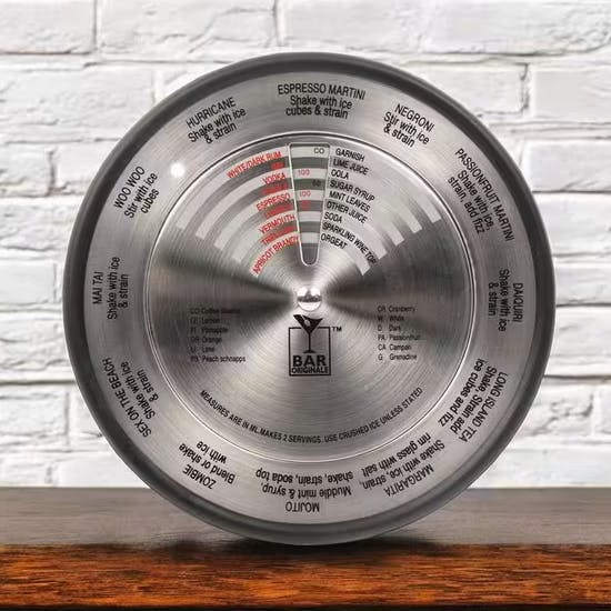 Bar Bespoke 12 Recipe Cocktail Compass, £10