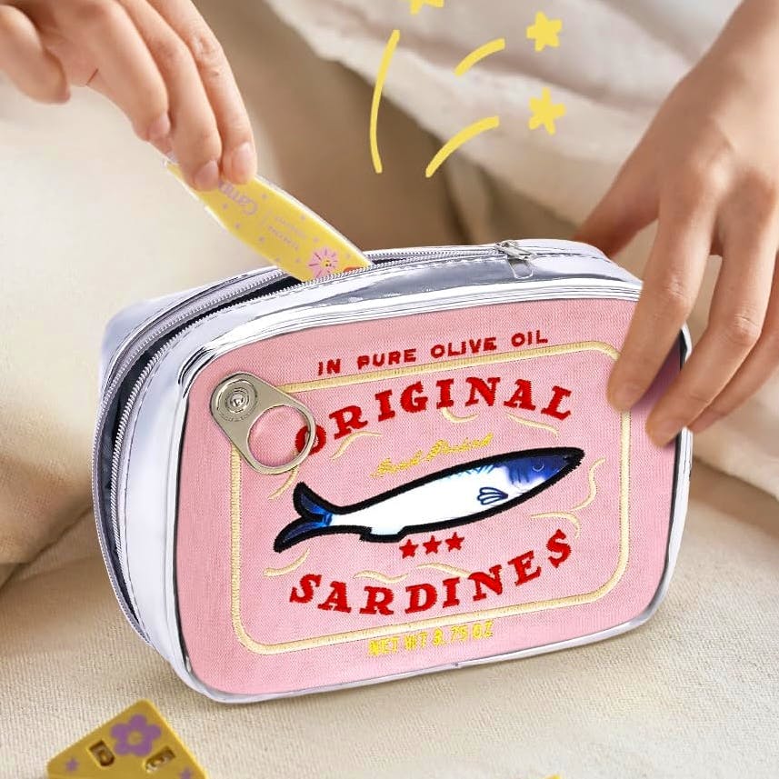 Amazon Cessfle Canned Sardines Makeup Bag, £9.99