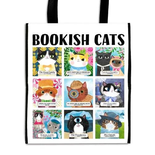 Waterstones Bookish Cats Reusable Shopping Bag (Tote Bag), £4.99
