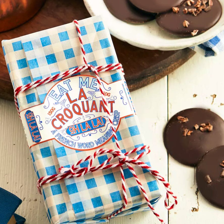 The Chocolate Gifting Company La Croquant Milk Chocolate, Orange And Hazelnut Discs, £9.49