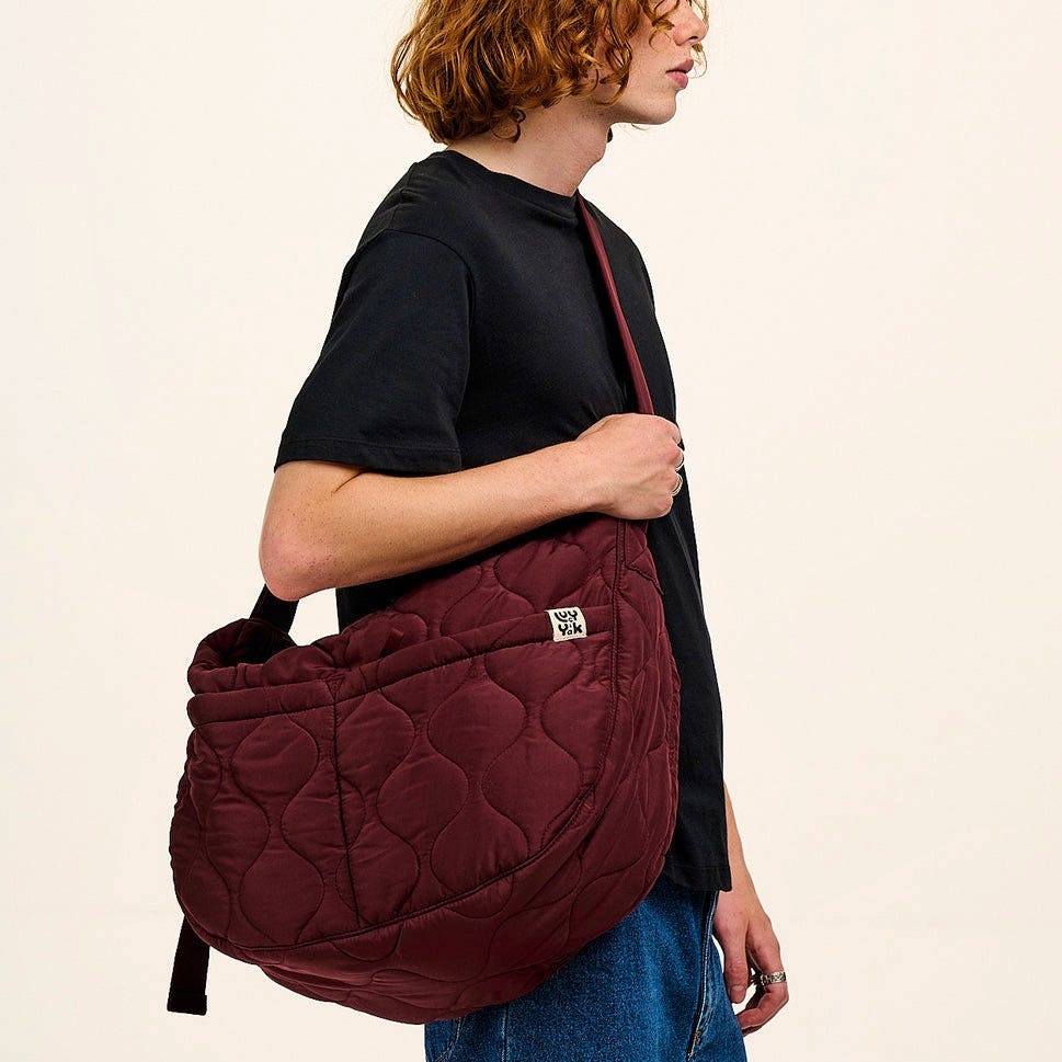 Lucy & Yak Burgundy Weekend Bag, £45