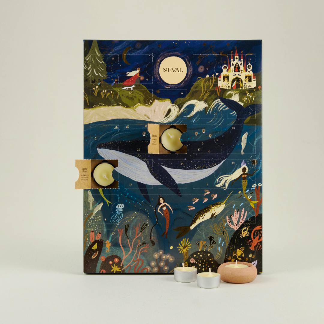St Eval Tealight Advent Calendar, £50