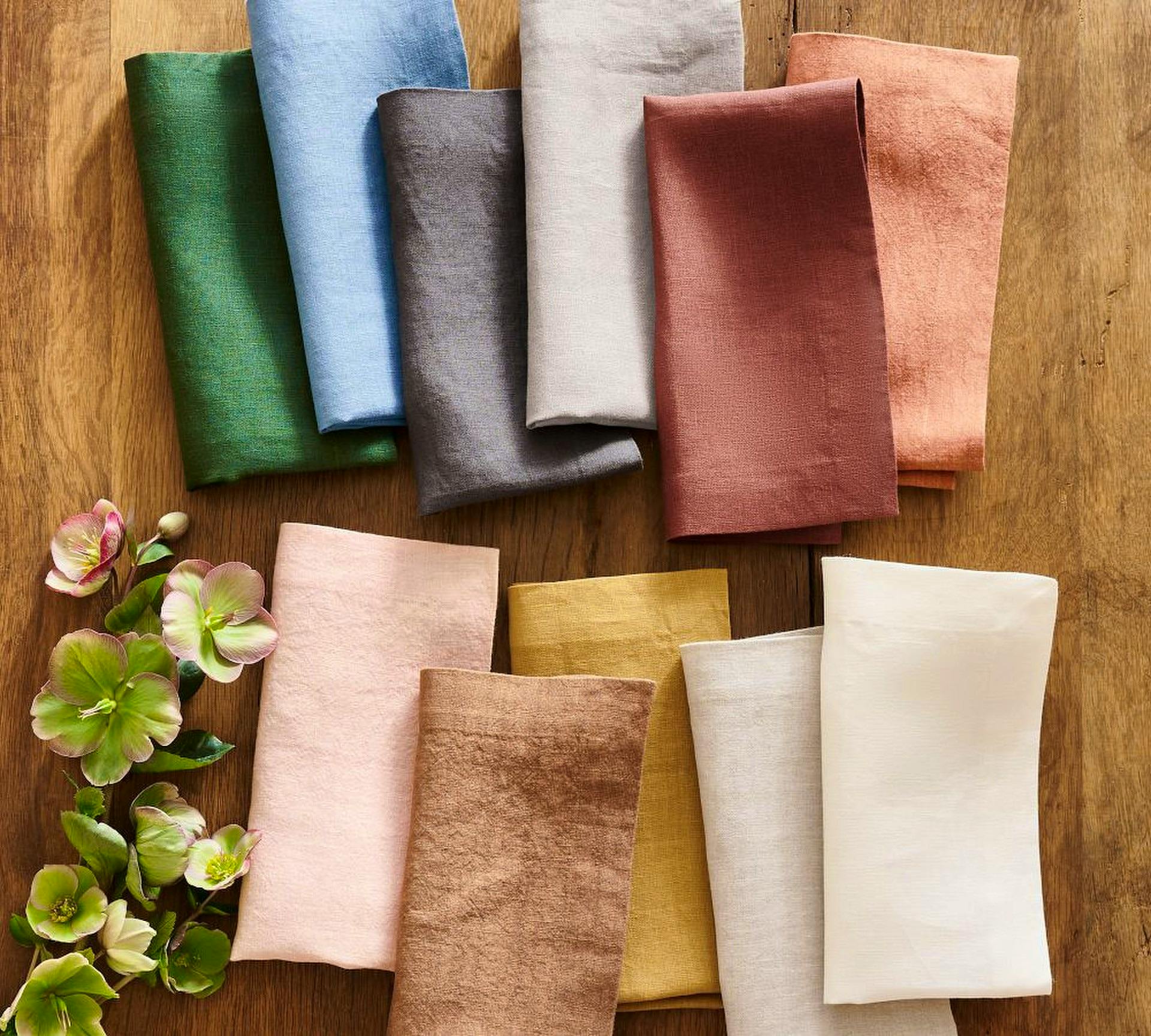 Mason Oversized Linen Napkins, Set of 4, £49 