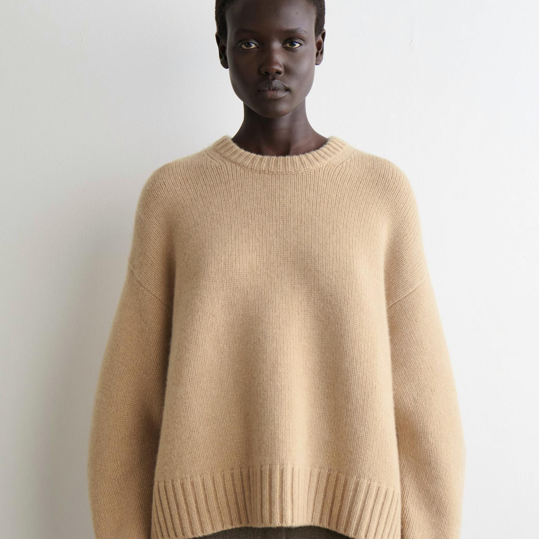 COS Chunky Cashmere Crew- Neck Jumper, £225