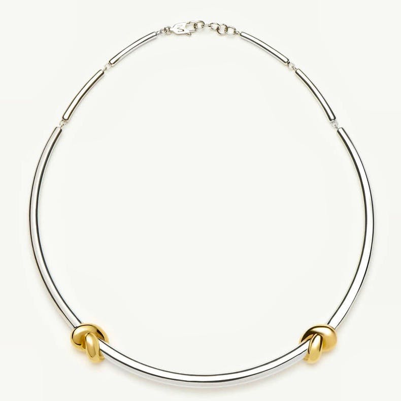 Missoma X Lucy Williams Knot Torque Necklace, £249