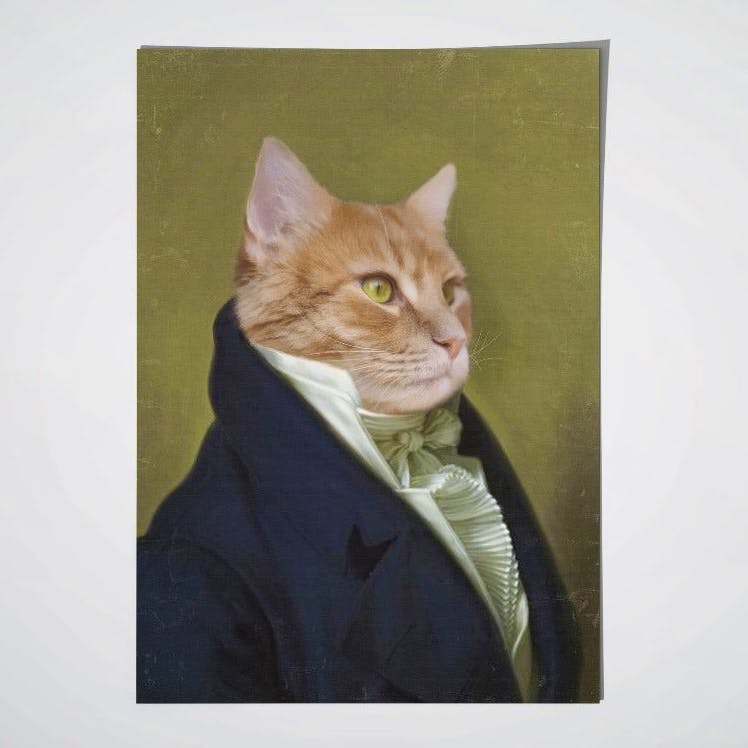 Crown And Paw Custom Pet Poster, £30